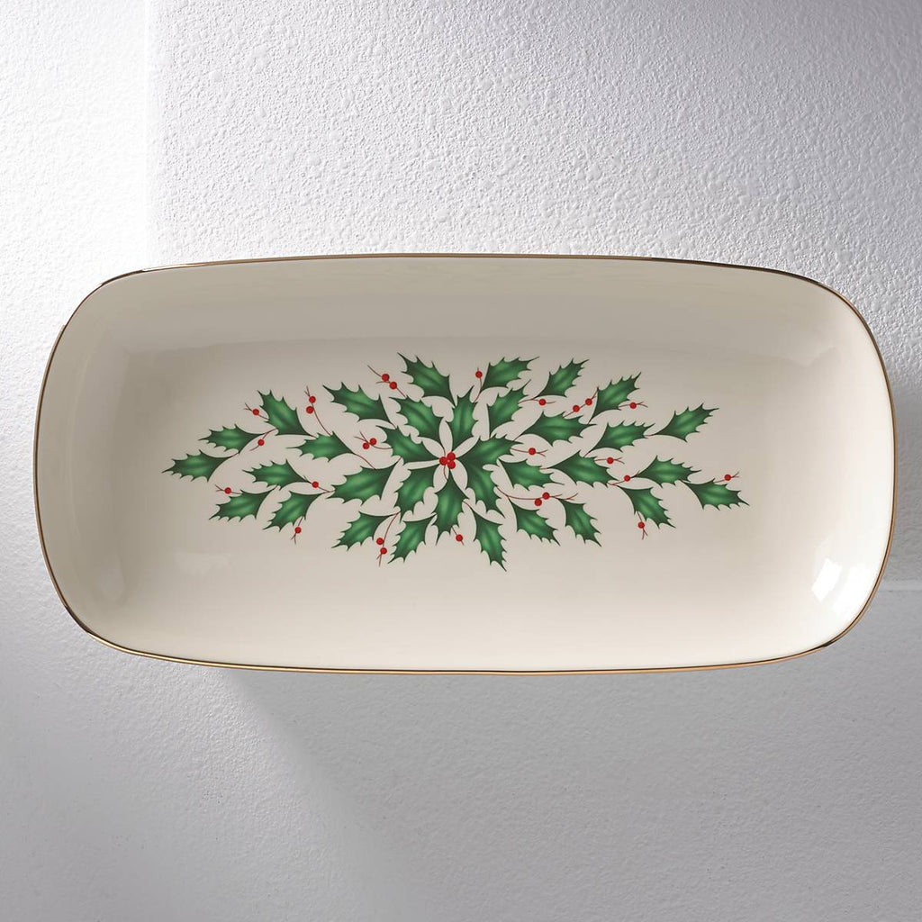 Lenox Holiday Bread Tray, porcelain (view 3)