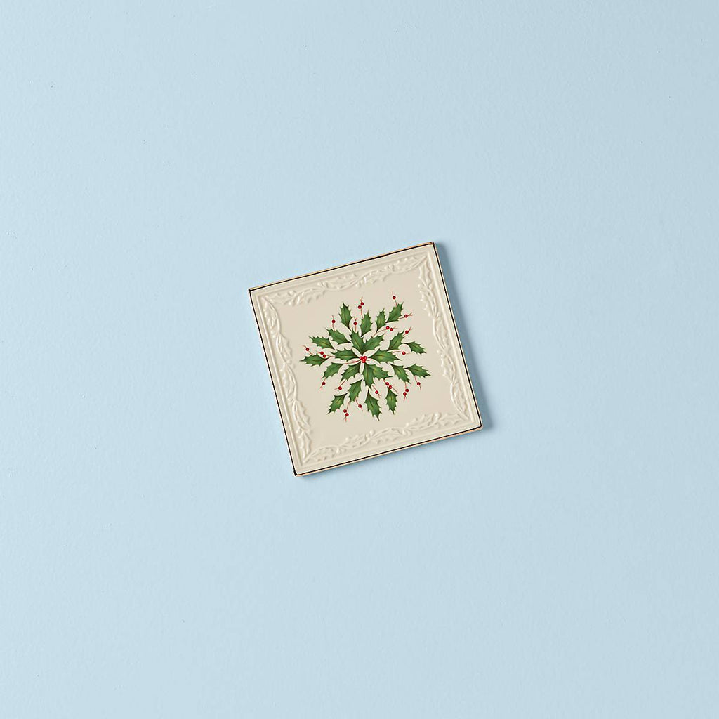 Lenox Holiday Trivet, porcelain