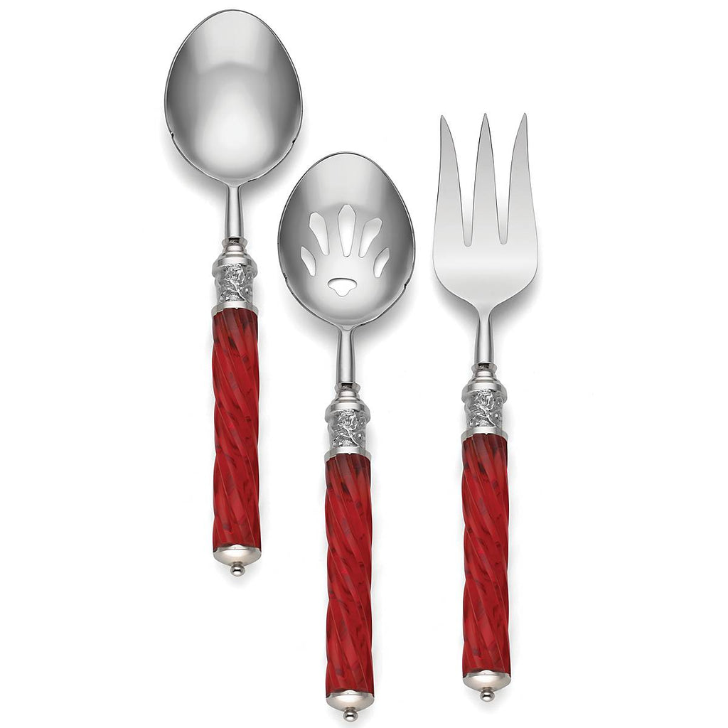 Lenox Holiday Jewel Spiral 3-Piece Serving Set, 18/10 stainless steel (view 2)