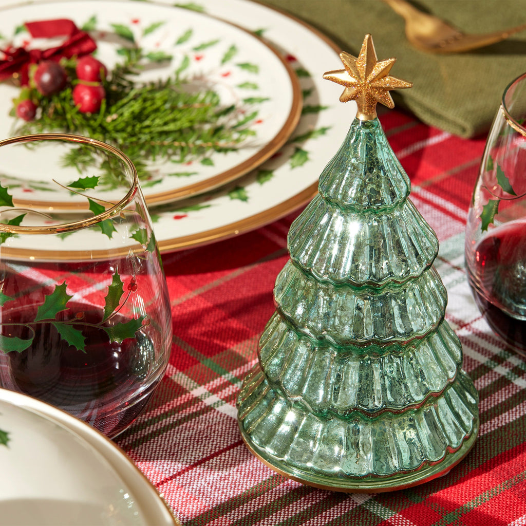 Lenox Radiant Light Lit Pine Tree, glass (view 5)