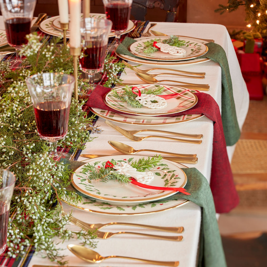 Lenox Holiday Dinner Plates, Set of 6, porcelain (view 4)