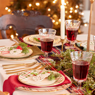 Lenox Holiday Plaid Dinner Plates, Set of 4, porcelain (view 8)
