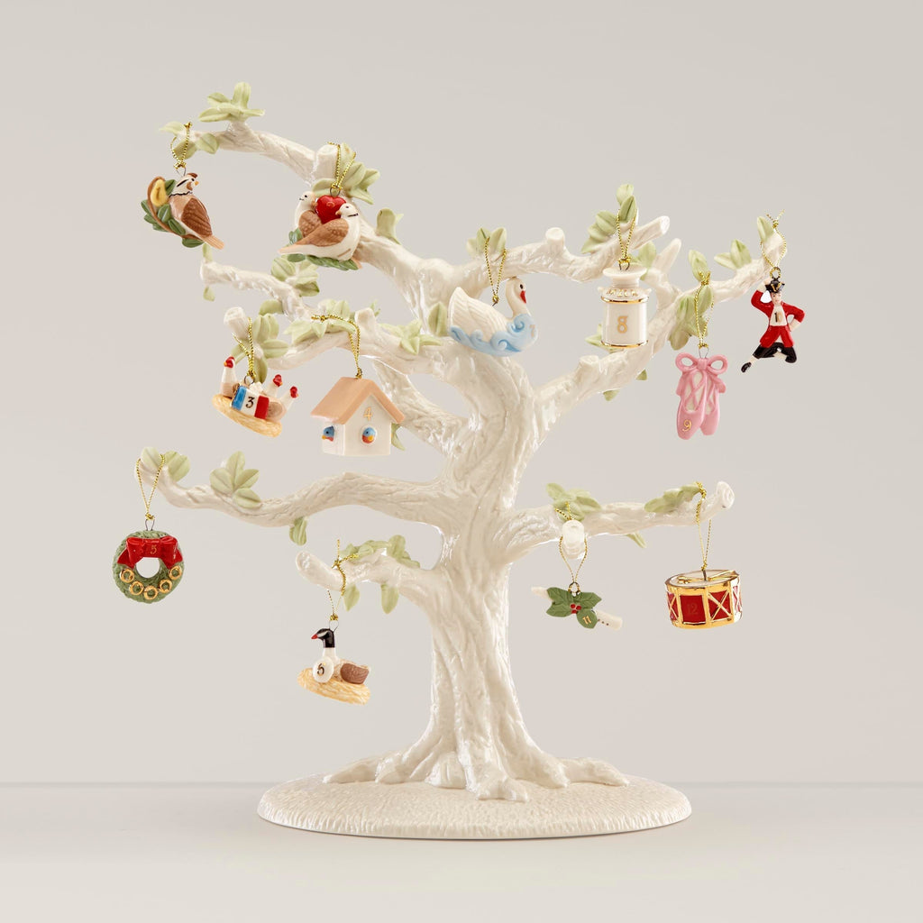 Lenox Twelve Days Of Christmas 12-Piece Mini Ornament Set, porcelain (view 2)