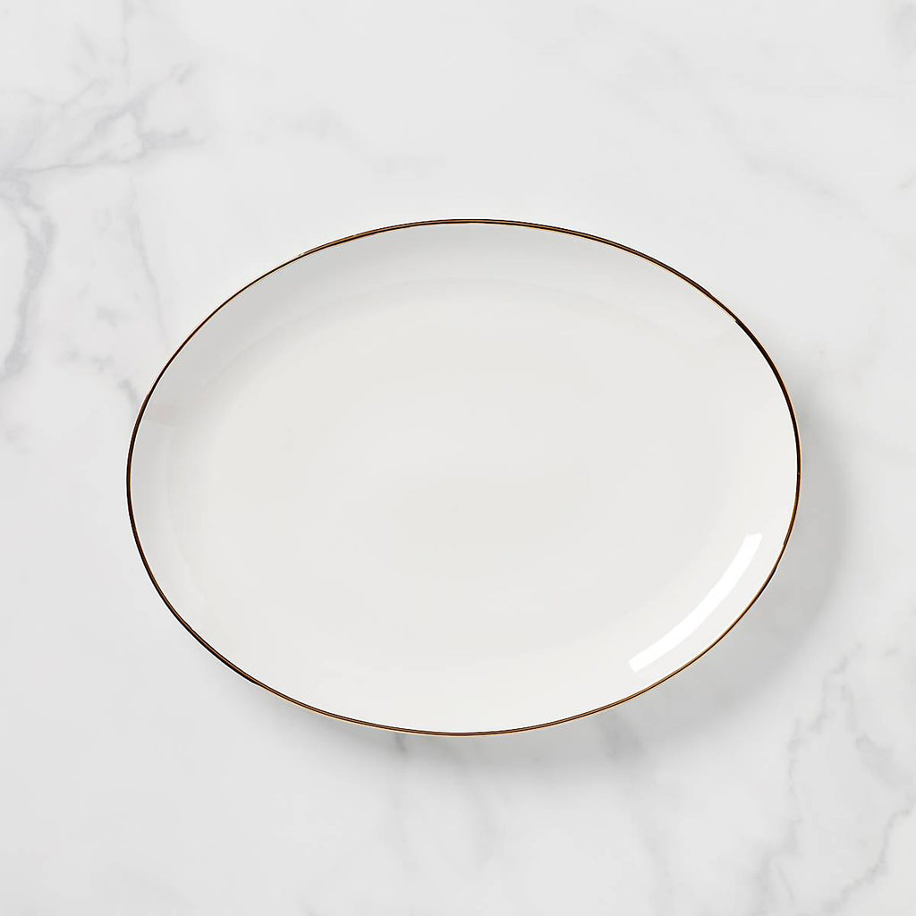 Lenox Trianna White Serving Platter, porcelain