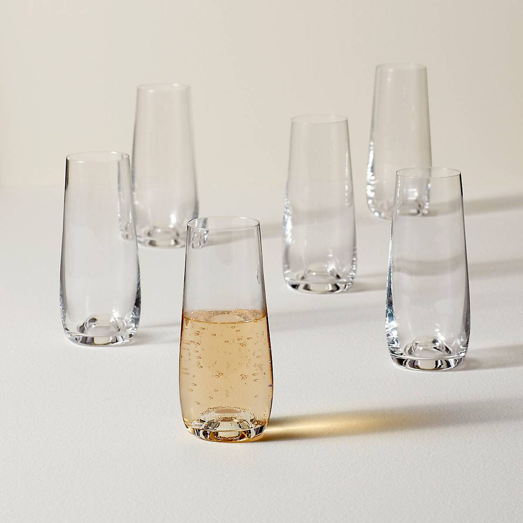 Lenox Tuscany Classics Stemless Flute Glasses, Set of 6, glass (view 2)