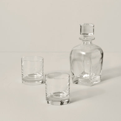Lenox Tuscany Classics 3-Piece Decanter & Glass Set, european glass