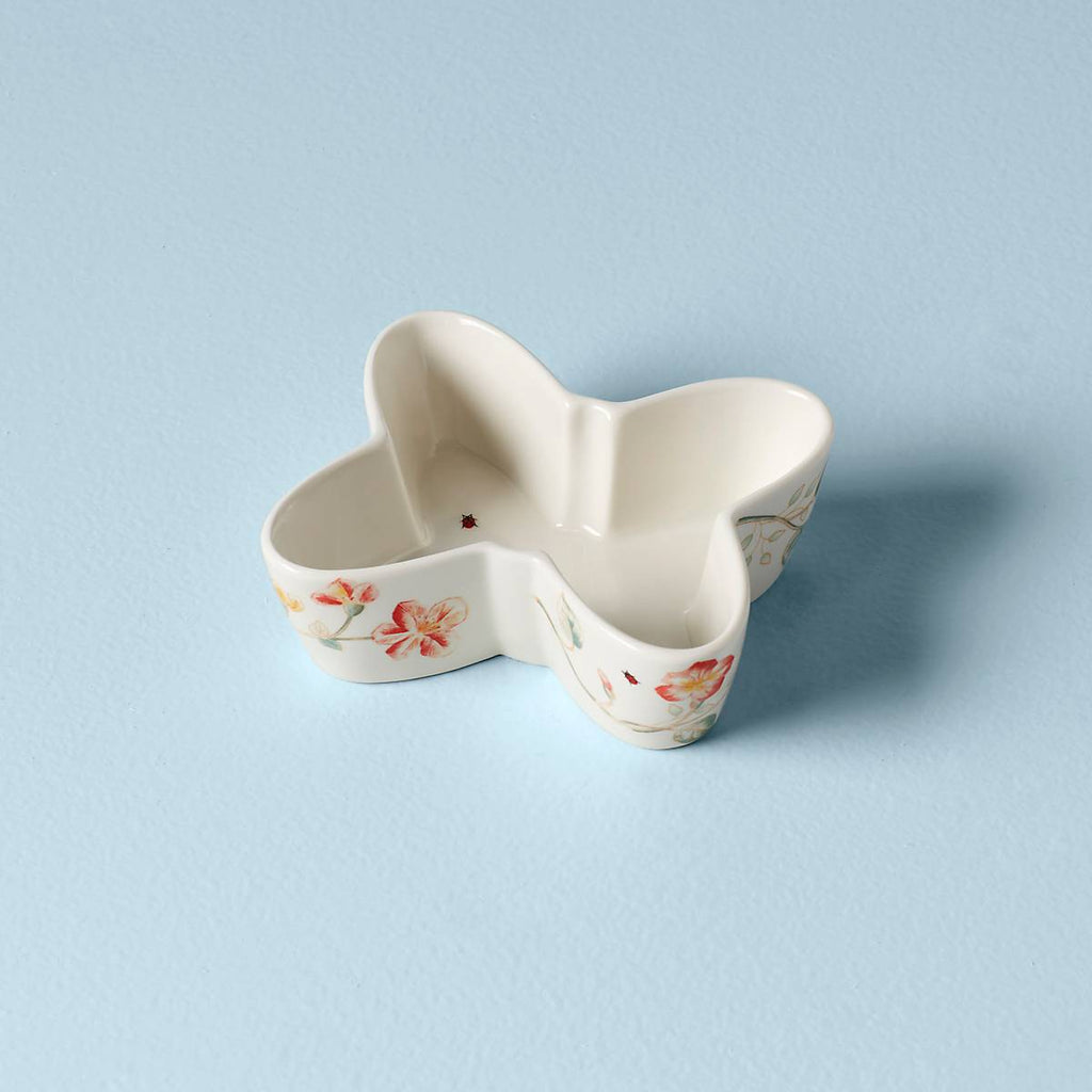 Lenox Butterfly Meadow Butterfly-Shaped Bowl, porcelain