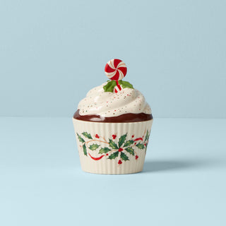 Lenox Holiday Bakeshop Cupcake Candy Dish, porcelain