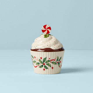 Lenox Holiday Bakeshop Cupcake Candy Dish, porcelain (view 2)