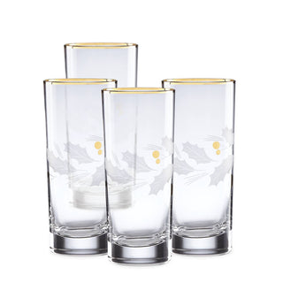 Lenox Holiday Gold Highball Glasses, Set of 4, glass (view 2)
