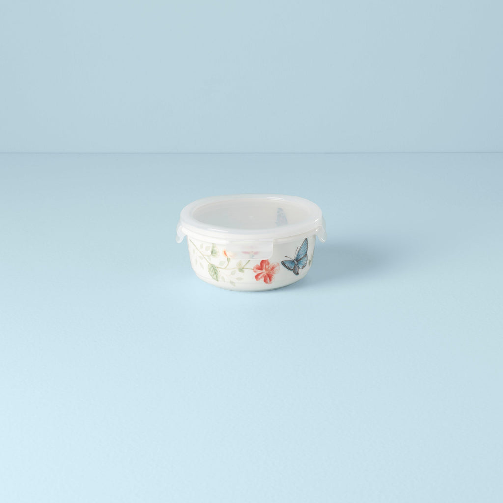 Lenox Butterfly Meadow Small Round Container, porcelain