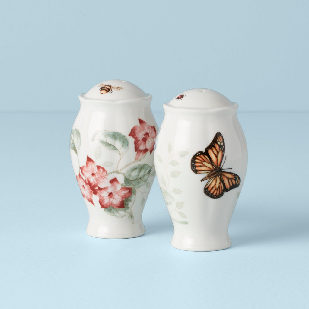 Lenox Butterfly Meadow Salt & Pepper Shakers, porcelain (view 3)