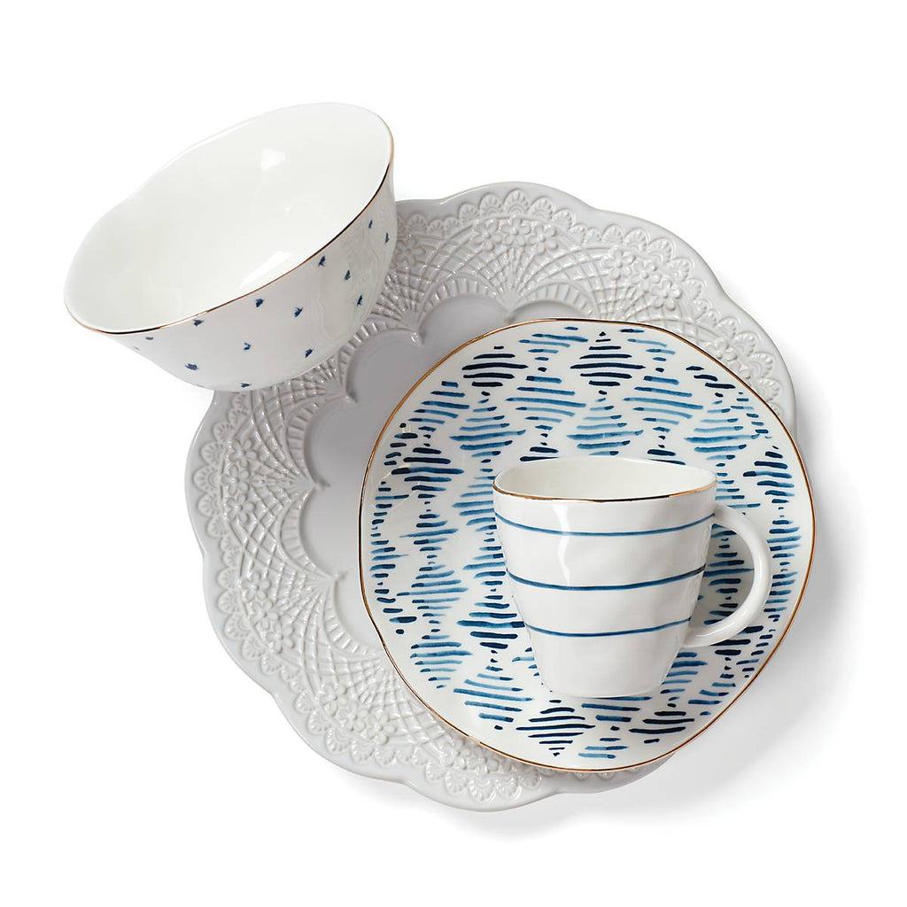 Lenox Blue Bay Dessert Mugs, Set of 4, porcelain (view 4)