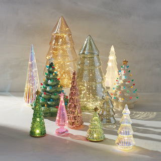 Lenox Radiant Light Mercury Tree Lit Figurine, glass (view 3)