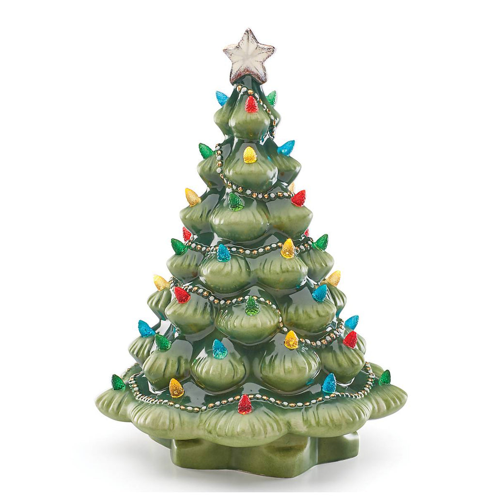 Lenox Treasured Traditions Green Lit Tree, dolomite (view 5)
