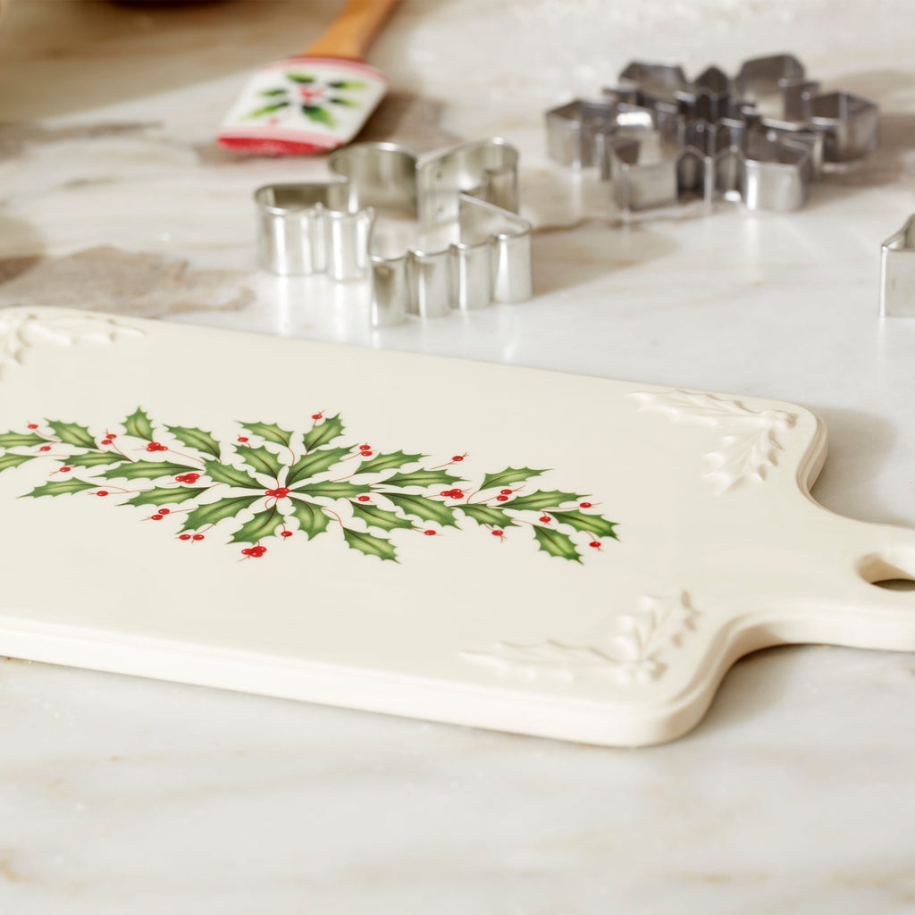 Lenox Holiday Cheese Slab, porcelain (view 4)