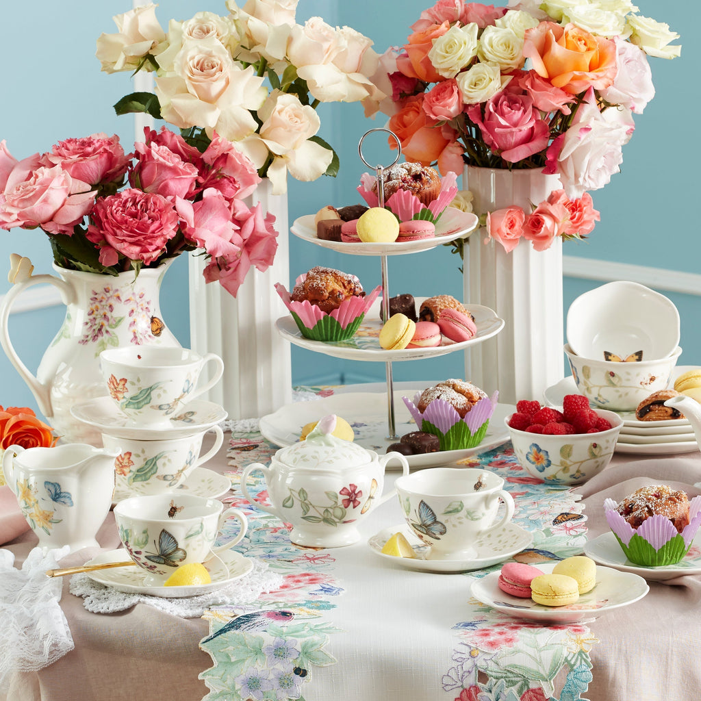 Lenox Butterfly Meadow 3-Tiered Server, porcelain (view 3)