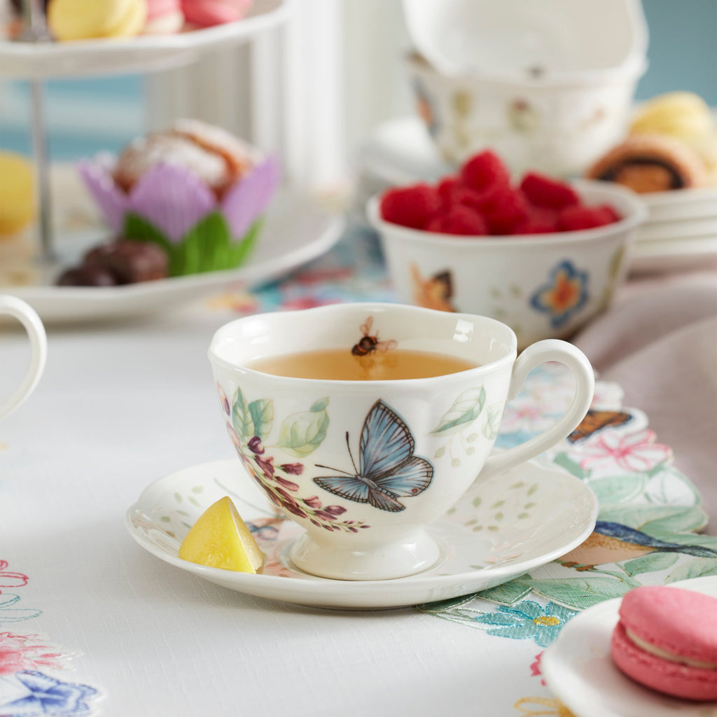 Lenox Butterfly Meadow 9-Piece Tea Set, porcelain (view 4)