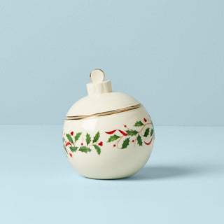 Lenox Holiday Ornament Candy Jar, porcelain (view 2)