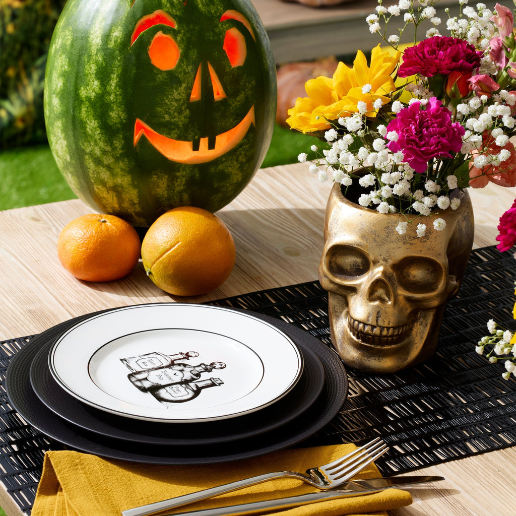 Lenox Vintage Halloween Dessert Plates, Set of 4, porcelain (view 3)