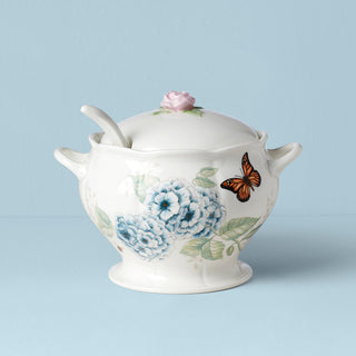 Lenox Butterfly Meadow 2-Piece Tureen & Ladle Set, porcelain (view 2)