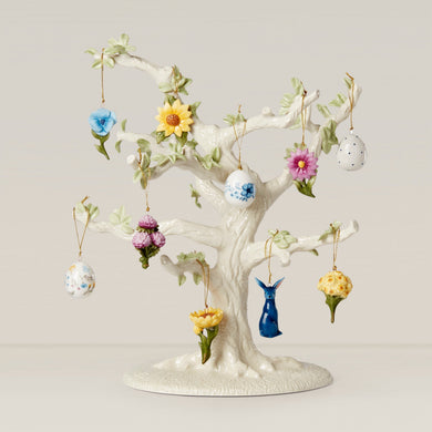 Lenox Floral Easter 10-Piece Mini Ornament Set, porcelain (view 2)