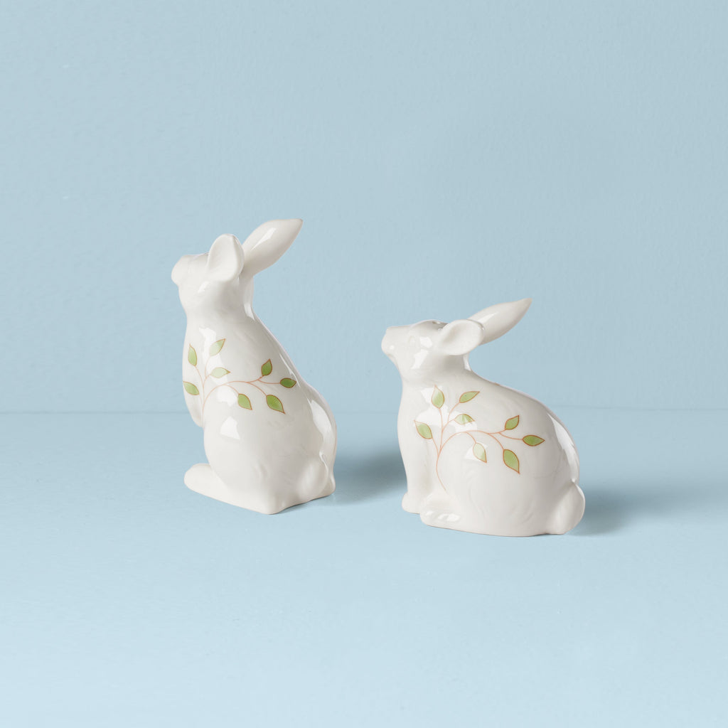 Lenox Butterfly Meadow Bunny Salt & Pepper, porcelain (view 2)