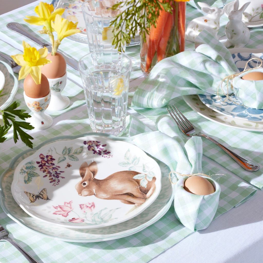 Lenox Butterfly Meadow Bunny Accent Plates, Set of 4, porcelain (view 8)