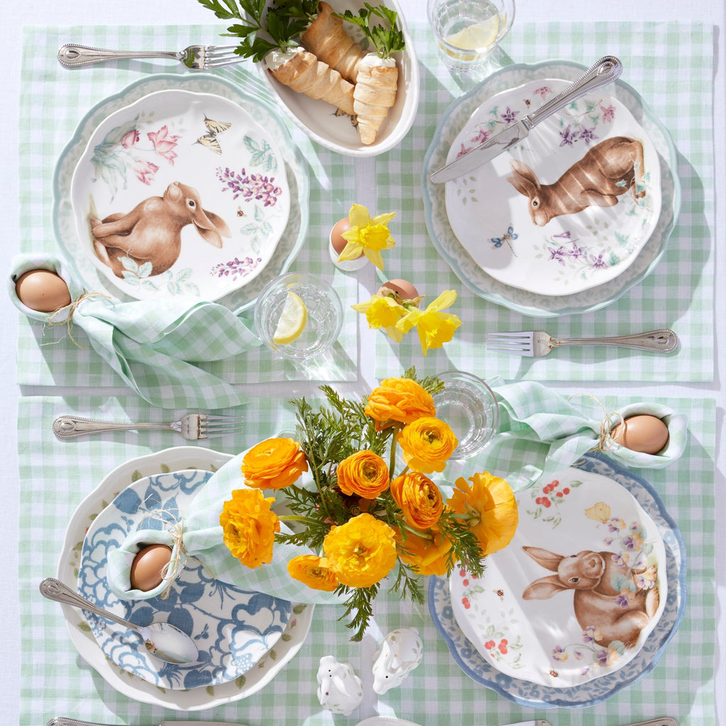 Lenox Butterfly Meadow Bunny Accent Plates, Set of 4, porcelain (view 2)