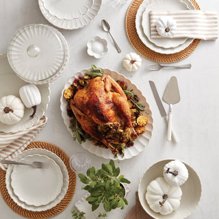 Lenox French Perle Scallop 2-Piece Dessert Set, stainless steel (view 4)