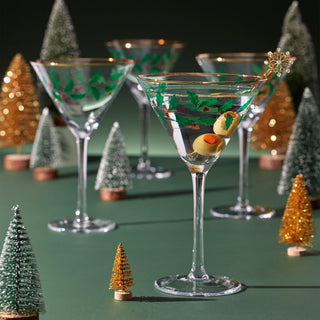 Lenox Holiday Martini Glasses, Set of 4, glass (view 4)