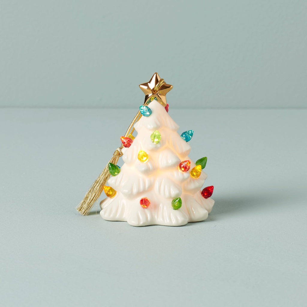Lenox Treasured Traditions Lit Tree Ornament, porcelain (view 2)