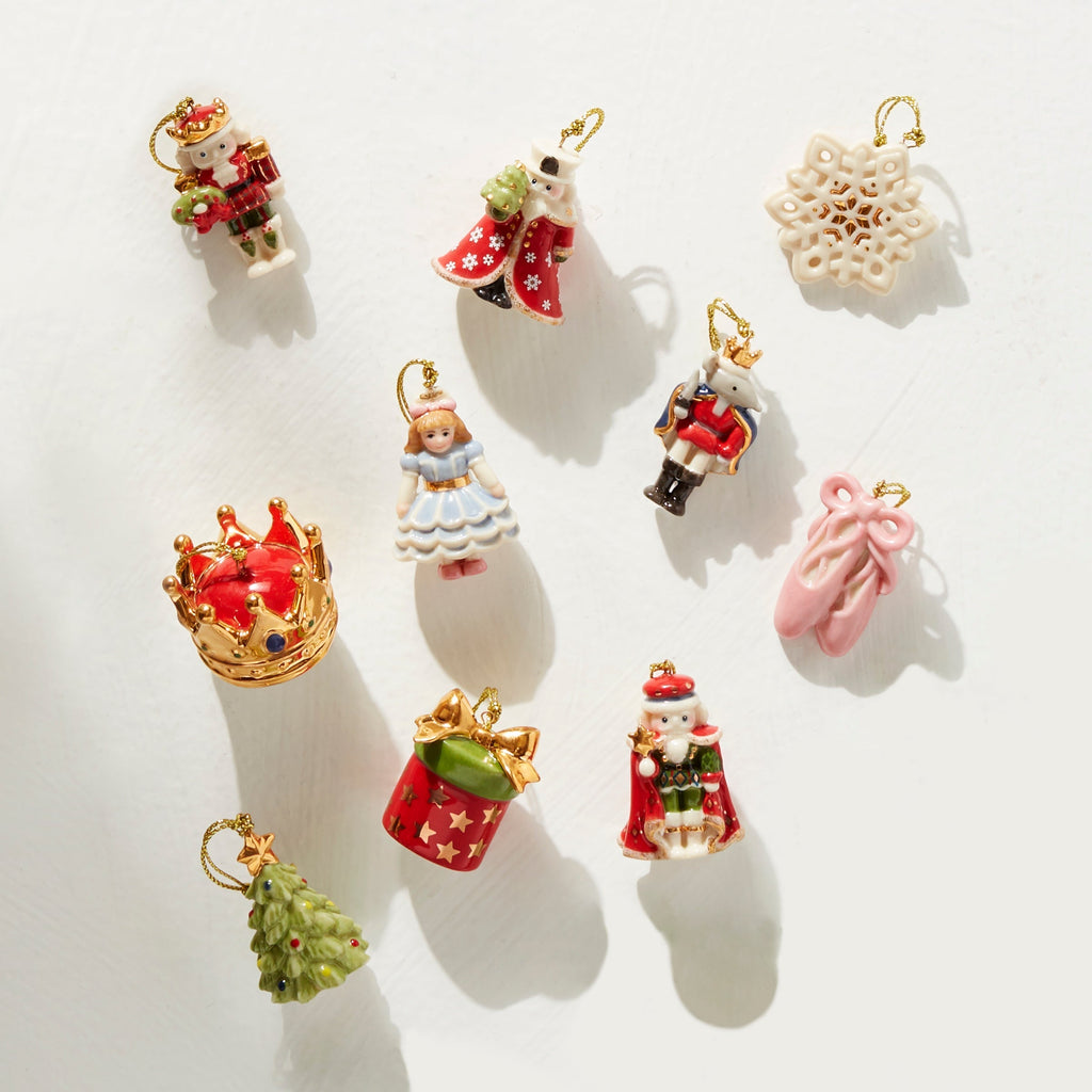 Lenox The Nutcracker 10-Piece Mini Ornament Set, porcelain (view 4)