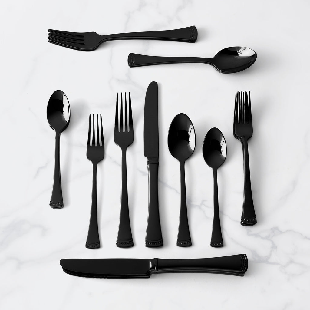 Lenox Portola Black Mirror 20-Piece Flatware Set, 18/10 stainless steel (view 2)
