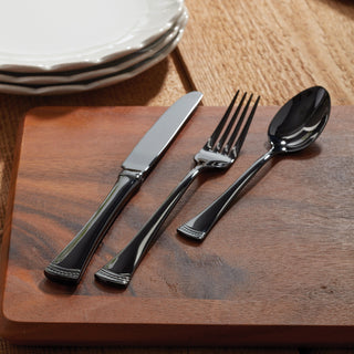 Lenox Portola Black Mirror 20-Piece Flatware Set, 18/10 stainless steel (view 4)