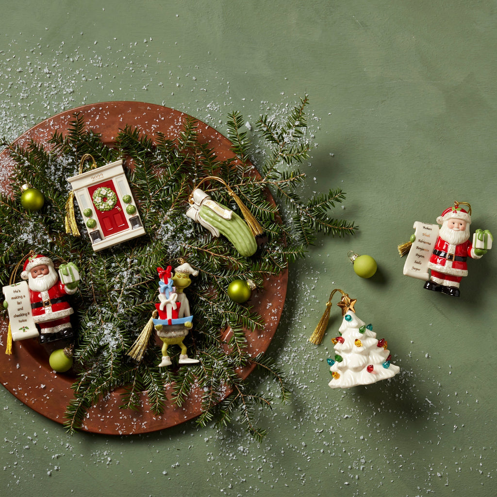 Lenox Treasured Traditions Lit Tree Ornament, porcelain (view 5)