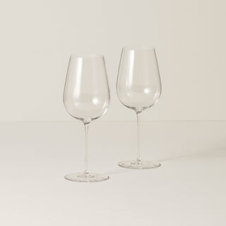 Lenox Tuscany Signature Series Cool Region Wine Glasses, Set of 2, european glass