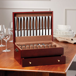 Lenox Mahogany Flatware Chest, wood veneer/mdf (view 3)