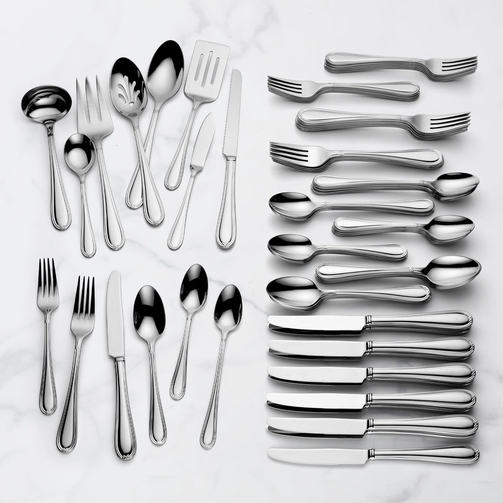 Lenox Ashbridge 80-Piece Flatware Set, 18/10 stainless steel (view 2)
