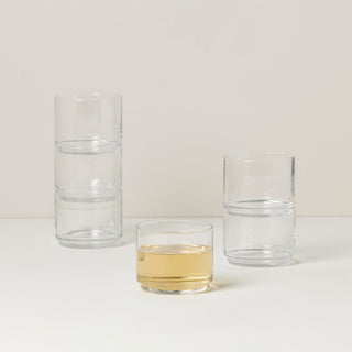 Lenox Tuscany Classics Stackable Clear Short Glasses, Set of 6, glass (view 2)