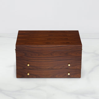 Lenox Rosewood Flatware Chest, wood/medium density fiberboard