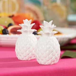 Lenox Wicker Creek Pineapple Salt & Pepper Set, porcelain (view 2)