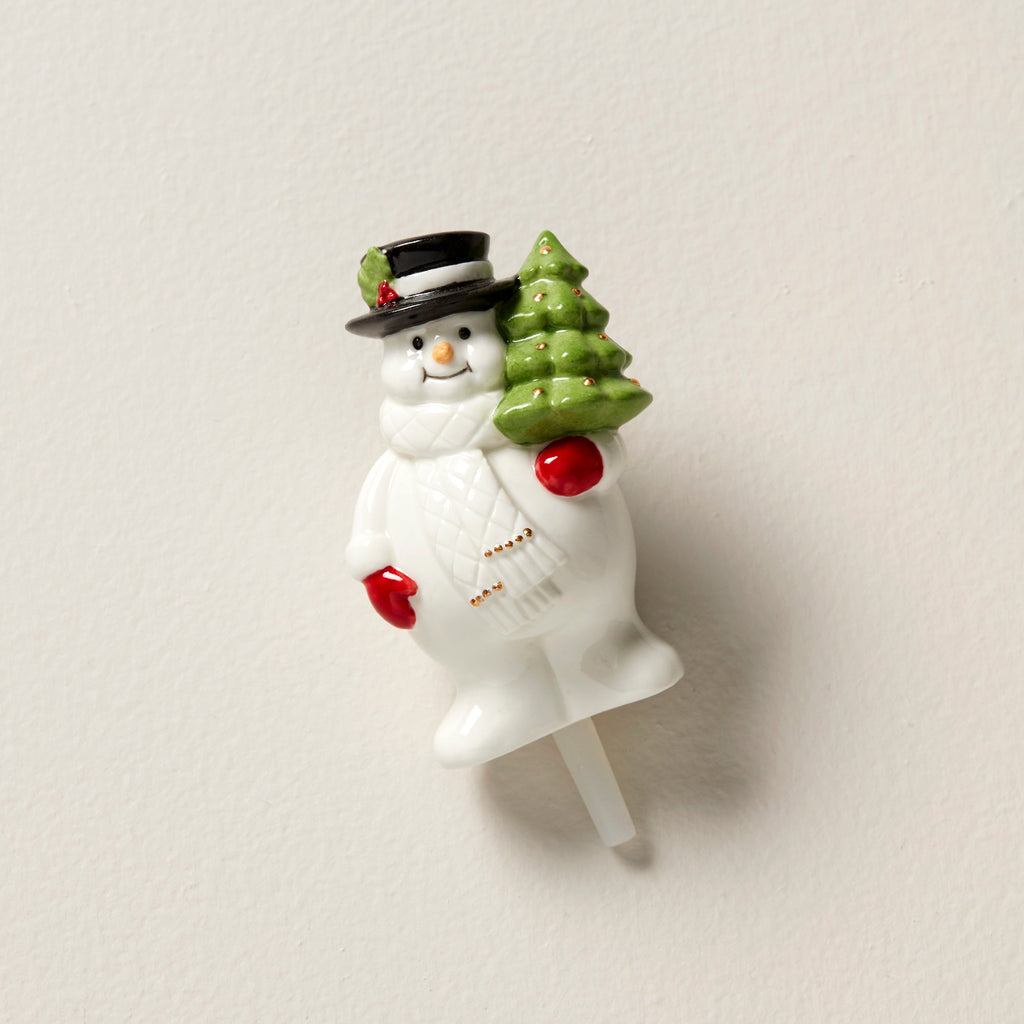 Lenox Profile Poppers Snowman Popper, porcelain