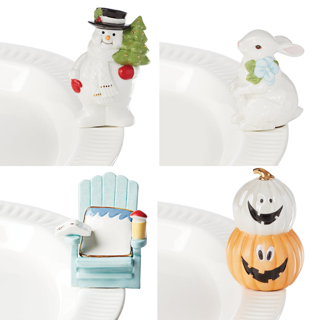Lenox Profile Poppers 4-Piece All Seasons Poppers, porcelain (view 4)