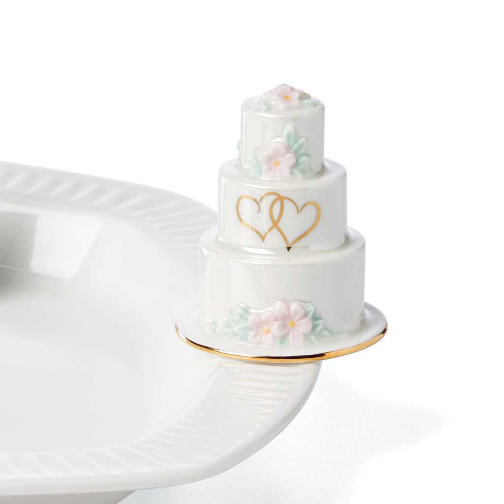 Lenox Profile Poppers Wedding Cake Popper, porcelain (view 4)
