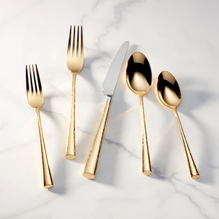 Lenox Imperial Caviar Gold 5-Piece Place Setting, 18/10 stainless steel