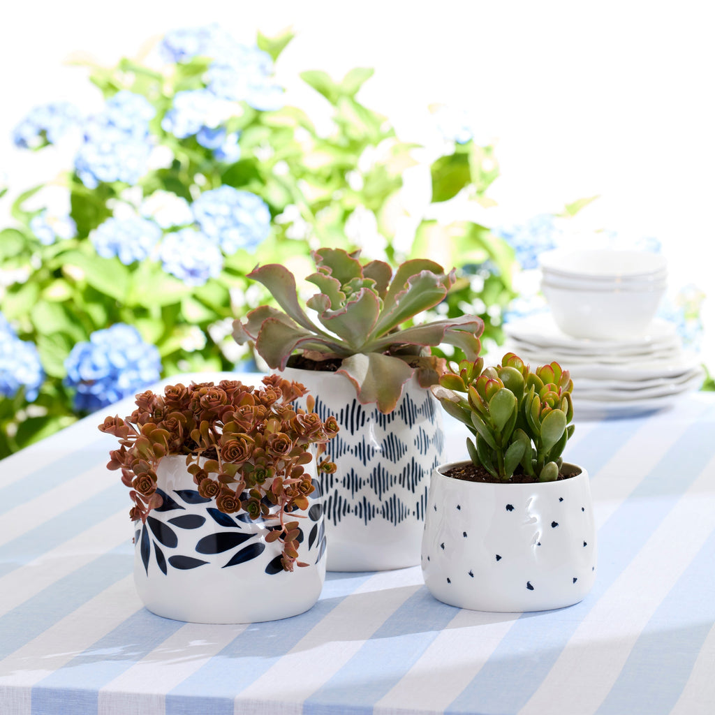 Lenox Blue Bay 3-Piece Canister Set, porcelain/acacia wood (view 3)