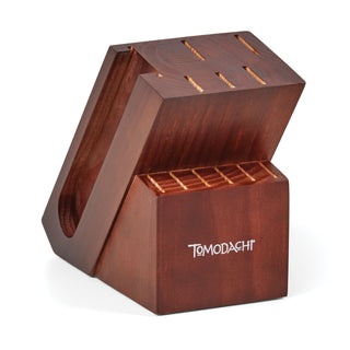 Hampton Forge Raintree Copper 13-Piece Cutlery Block Set, stainless steel/wood (view 6)