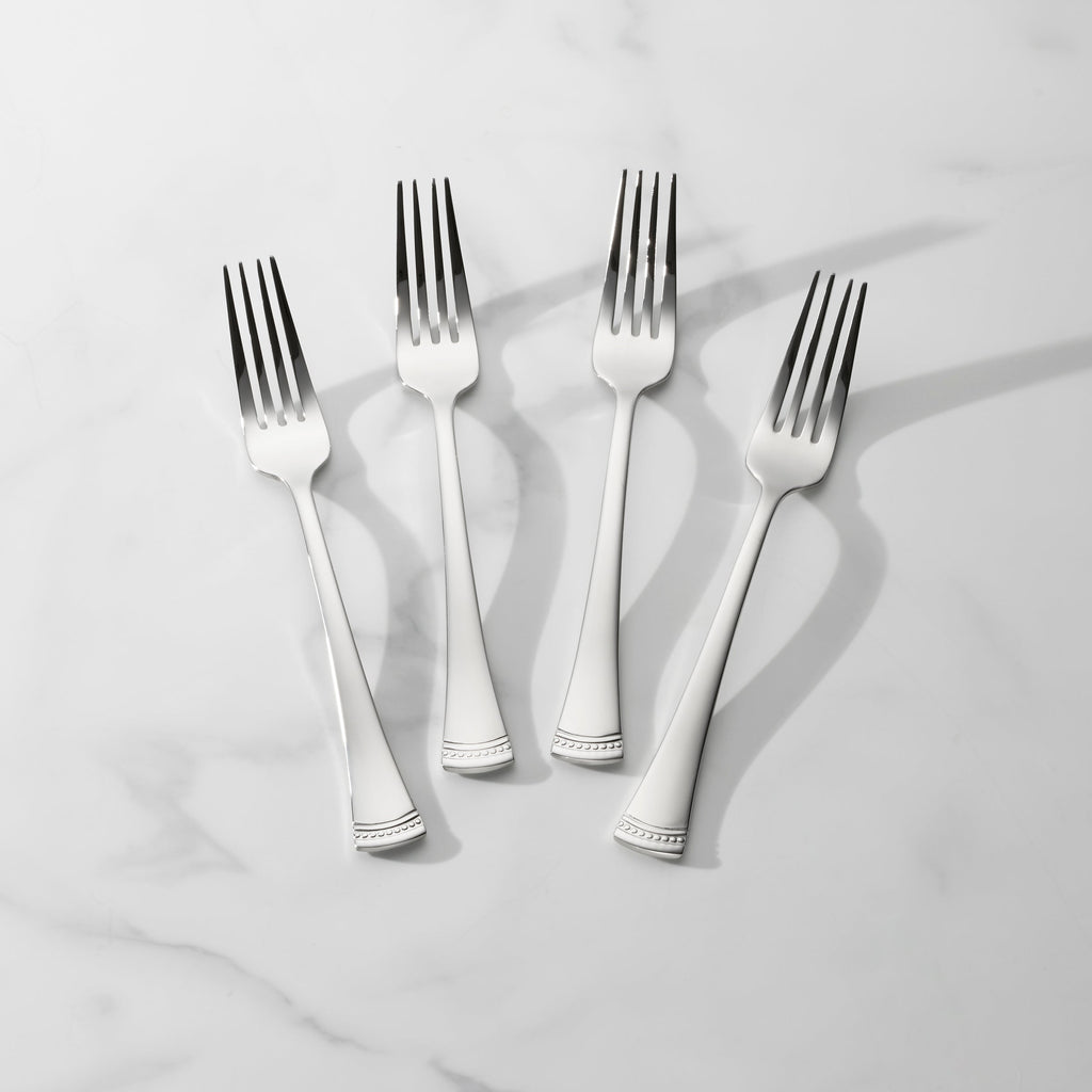 Lenox Portola Dinner Forks, Set of 4, 18/10 stainless steel