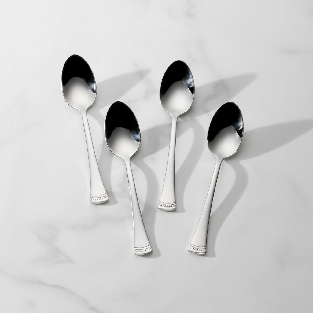 Lenox Portola Dinner Spoons, Set of 4, 18/10 stainless steel